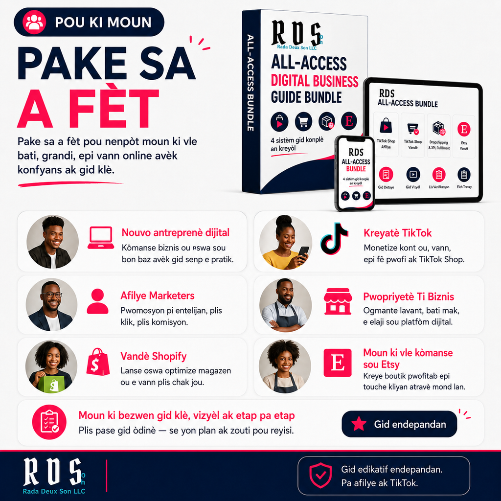 RDS All-Access Digital Business Guide Bundle | Haitian Creole